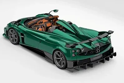 2024 Pagani Imola Roadster rear and Left side view