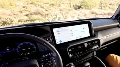 2024 Toyota Land Cruiser Infortainment