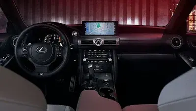 The Lexus IS 500 F Sport Performance Dashboard