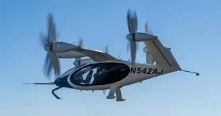 EVTOL Flying around