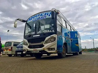 Modern Coast Bus , East Africa's best long distance travel bus