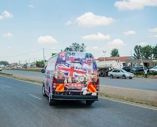 Toyota Van Pimped ahead of King Charles Tour in Kenya