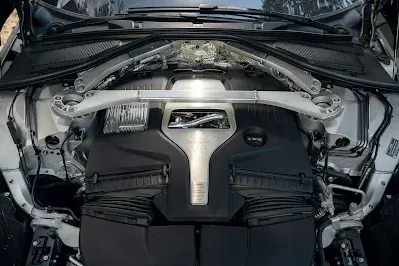 The 2023 Aston Martin DBX 707 hood